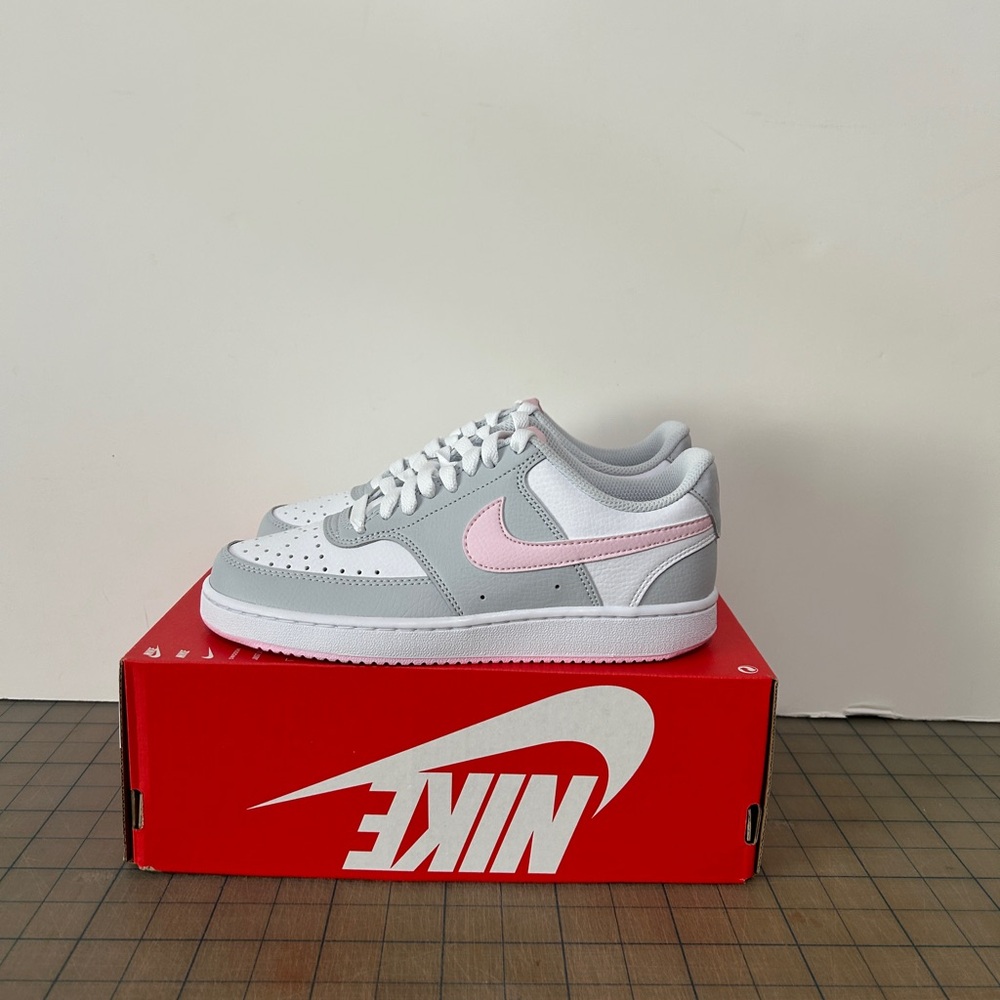 Nike Court Vision Lo ‘Particle Grey Pink’ Womens